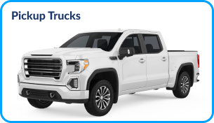 White truck on white background whit similar looks to a GMC pickup